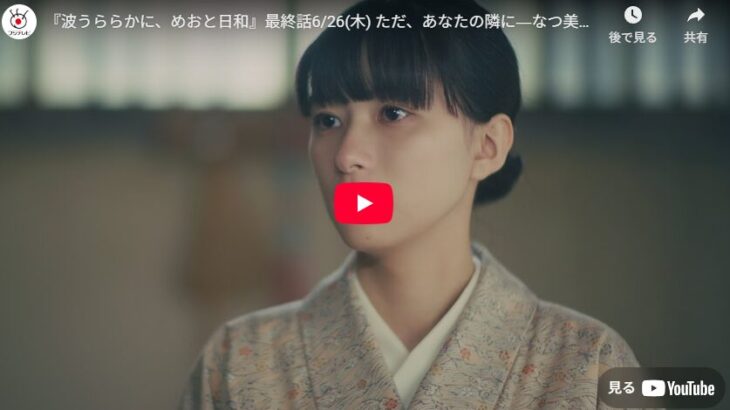 『波うららかに、めおと日和』 10話 最終回 予告動画とあらすじ